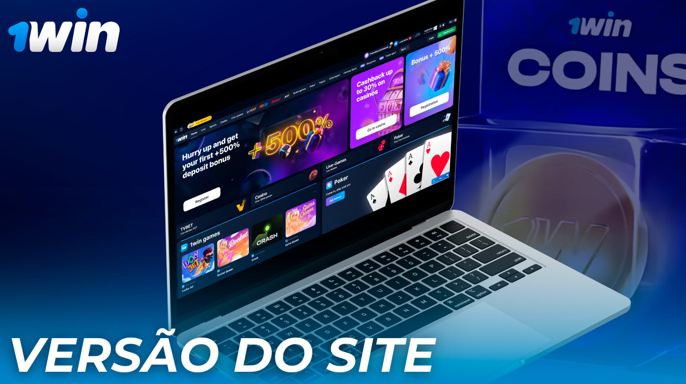 Joga visitando o sítio Web do 1Win